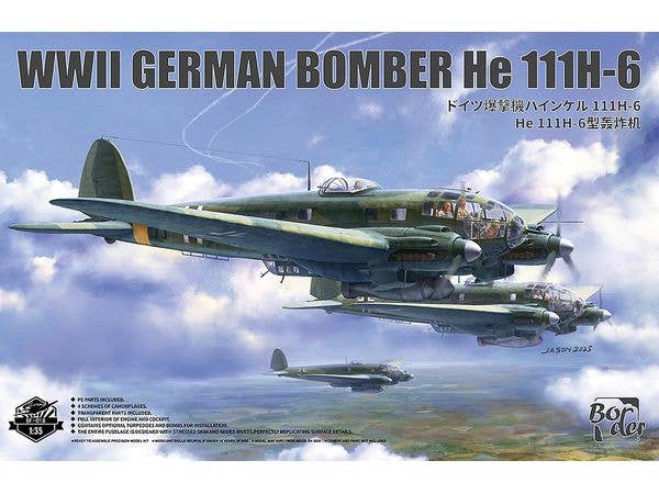 WWII GERMAN BOMBER He 111H-6