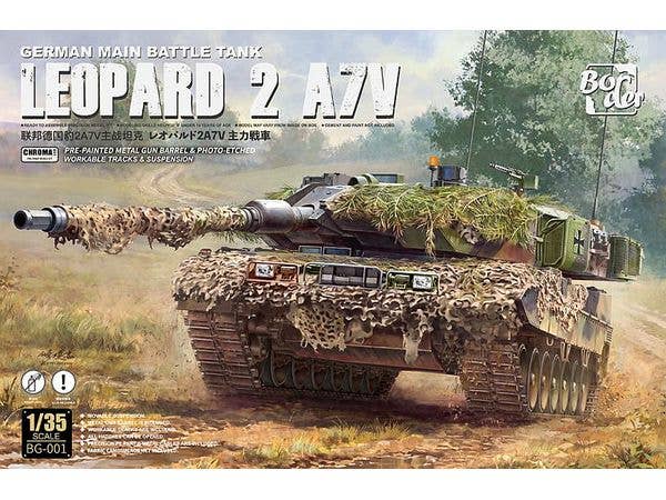 Leopard 2 A7V German Main Battle Tank Pre-Painted Model Kit