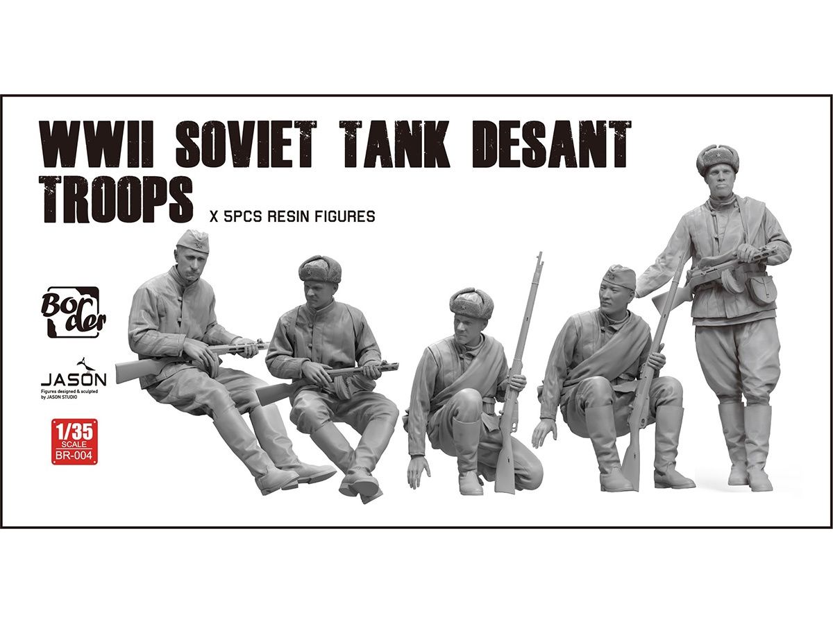 WWII Soviet Tank Desant Troops