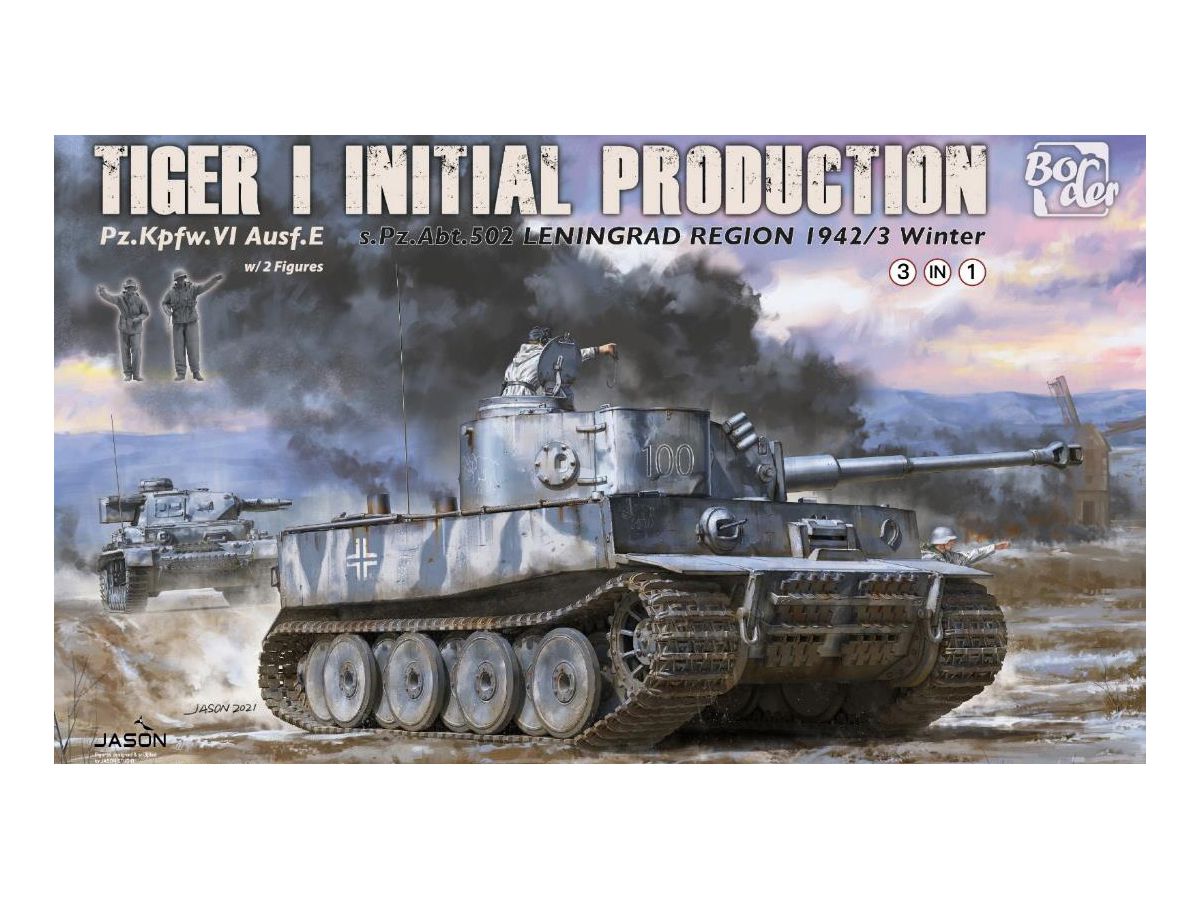 Tiger I Initial Production s.Pz.Abt. 502 Leningrad Region 1942/3 Winter (3 in 1)