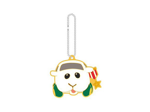 Pui Pui Molcar: Rubber Keychain Shiromo