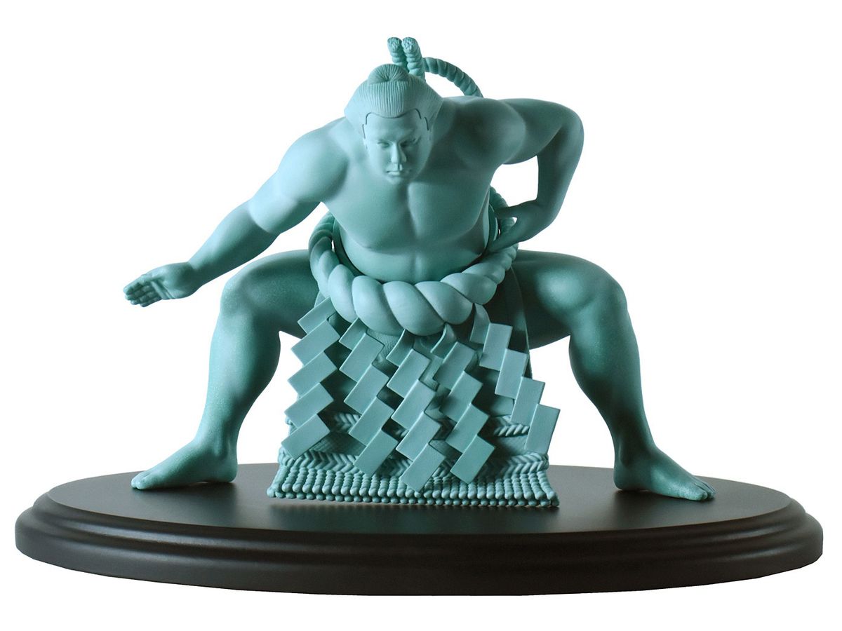 58th Yokozuna Chiyonofuji Blue-Green Model Figure