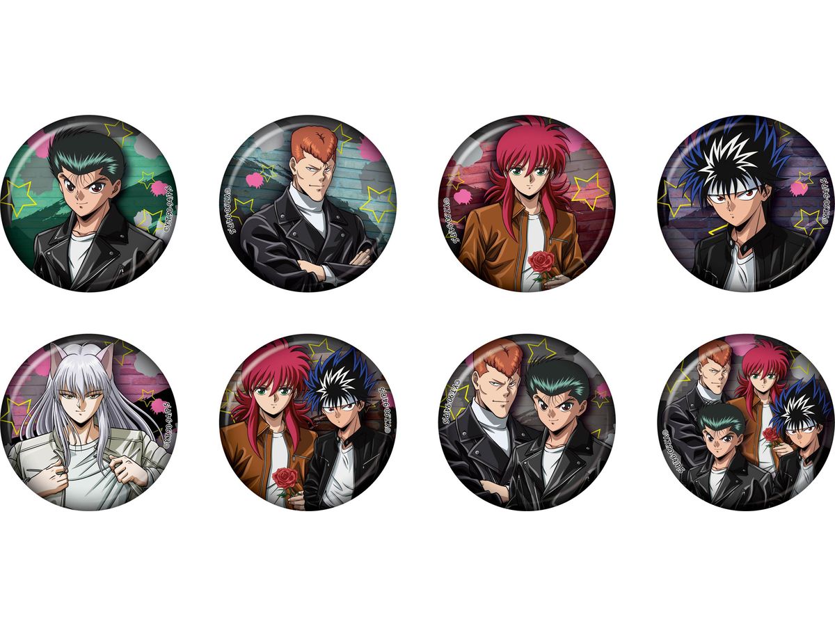 Yu Yu Hakusho: Trading Can Badge 1Box (8pcs)