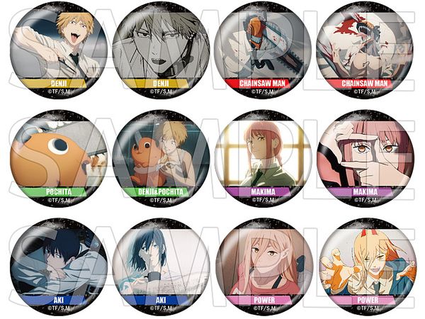 Chainsaw Man: Trading Scene Photo Can Badge: 1Box (12pcs)