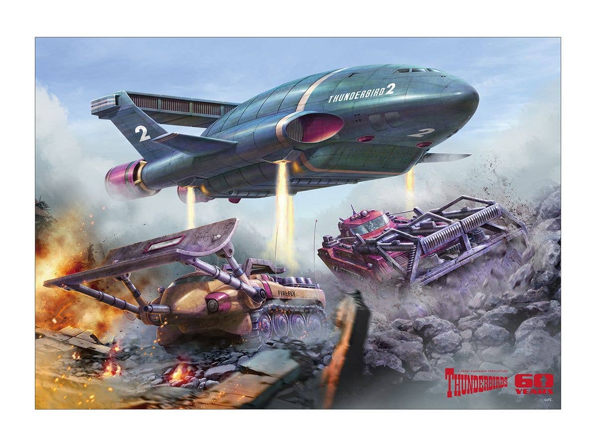 Thunderbirds Box Art: B2 Poster Mechanic Selection Part 2