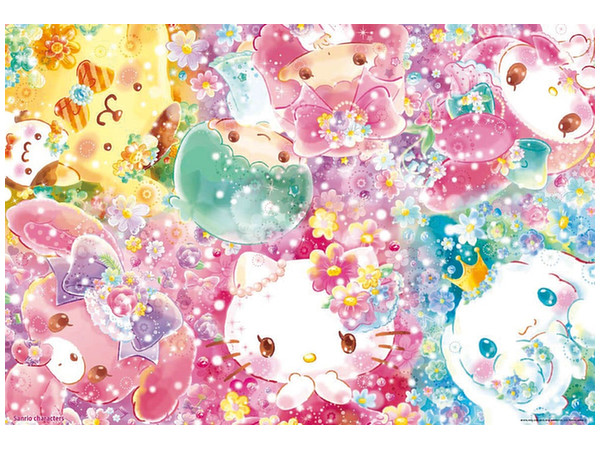 Jigsaw Puzzle: Sanrio Characters Floralium Surrounded by Flowers 1000pcs (72cm x 49cm)
