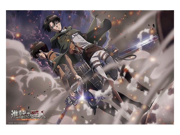 Jigsaw Puzzle: Attack on Titan Eren & Levi 1000pcs (72 x 49cm)