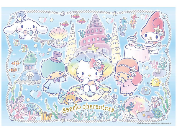 Jigsaw Puzzle: Sanrio Sanrio Characters Sea Party 300pcs 38cm x 26cm