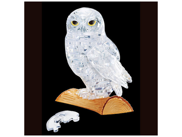 Crystal Puzzle Owl clear