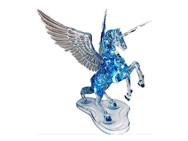 Crystal Puzzle: Unicorn Blue