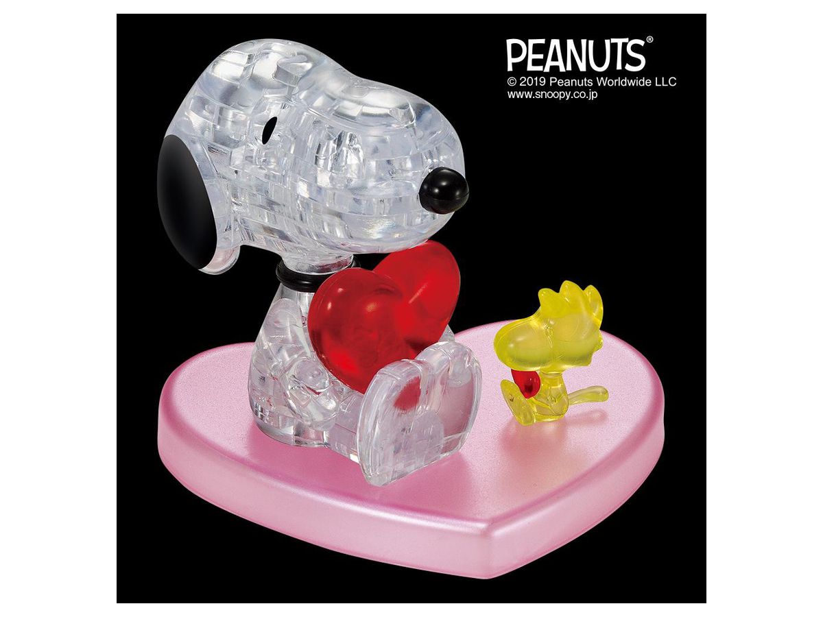Crystal Puzzle: Snoopy Hug Heart