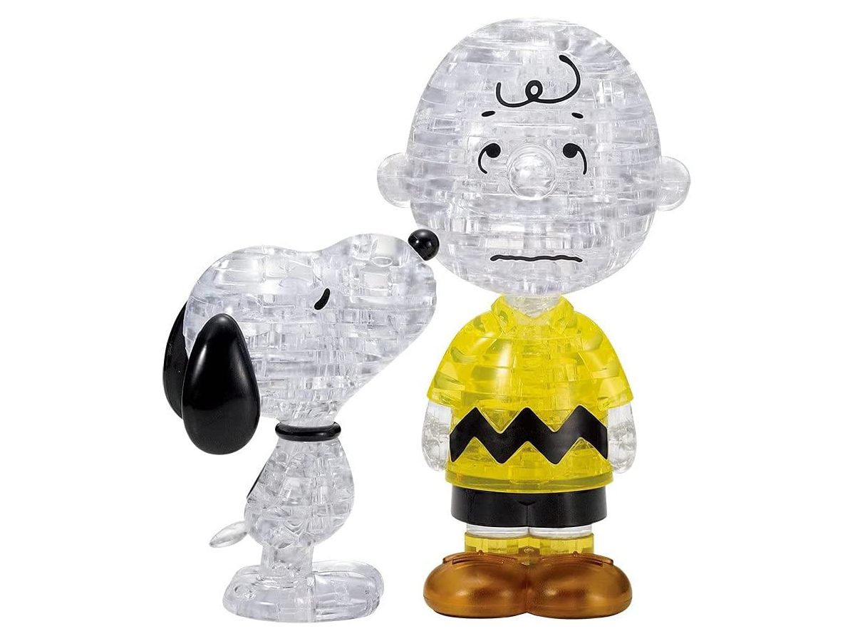 Crystal Puzzle Snoopy & Charlie Brown 77 Pieces |