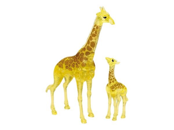 Crystal Puzzle Giraffe & Baby