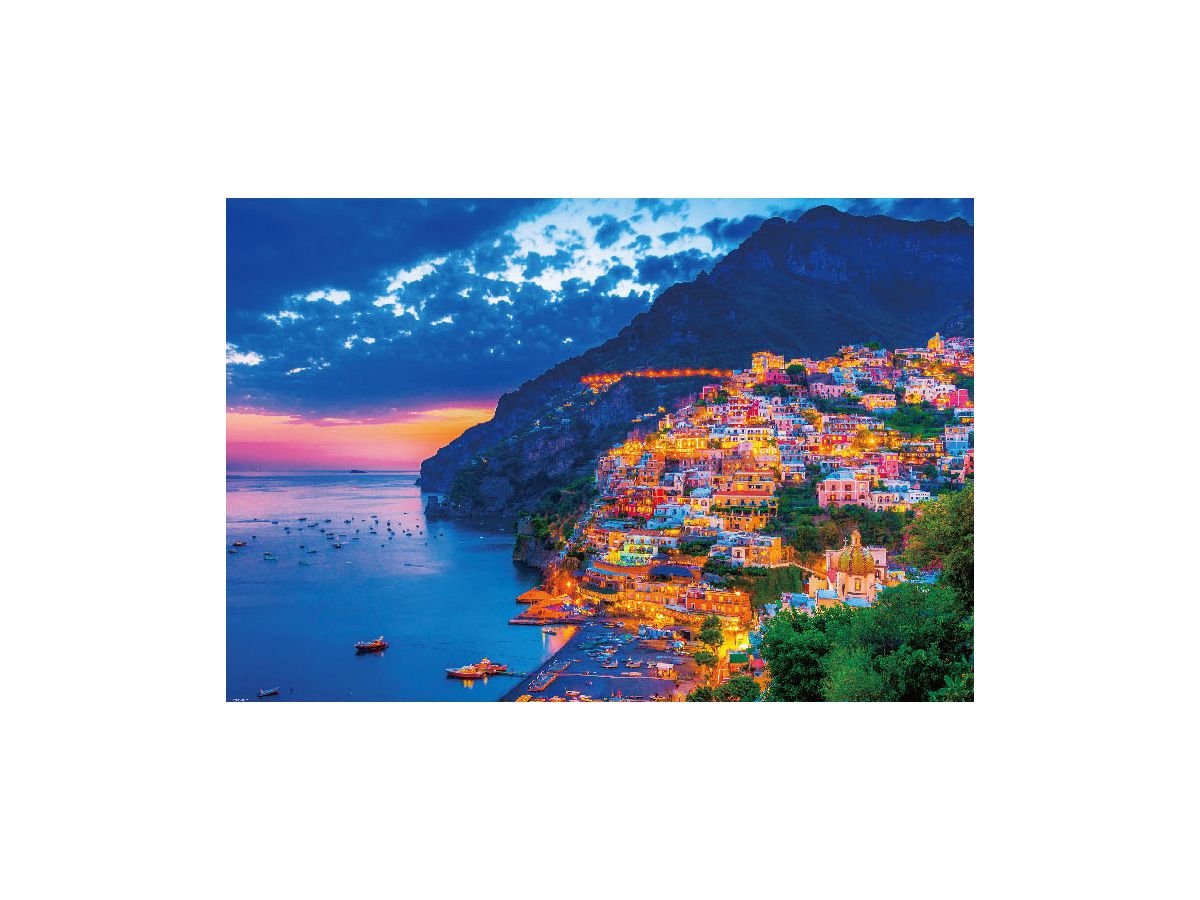 Jigsaw Puzzle: Amalfi Coast at dusk 1000P (72 x 49cm)