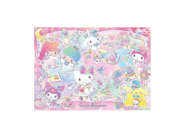Jigsaw Puzzle: Sanrio Characters Glitter Fairy Tail 600pcs (53cm x 38cm)