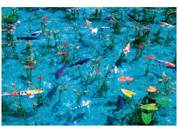 Jigsaw Puzzle: Monet's Pond 1000 micro pcs (38cm x 26cm)