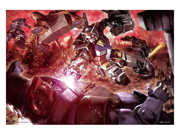 Jigsaw Puzzle Gundam Fierce Battle with the Black Tri-Star 1000MP (38 x 26cm)