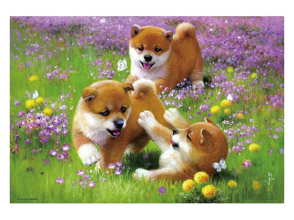 Jigsaw Puzzle: Spring is fun 300P (38 x 26cm)