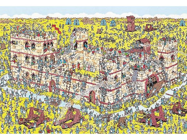 Jigsaw Puzzle: Where's Wally? Crusader Failure 1000MP (38 x 26cm)