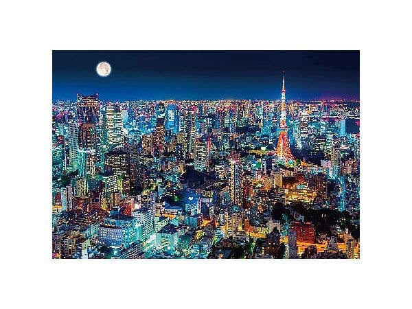 Jigsaw Puzzle: Tokyo Night View 300P (38 x 26cm)