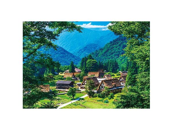 Jigsaw Puzzle: Gassho-zukuri Village in Gokayama 300P (38 x 26cm)