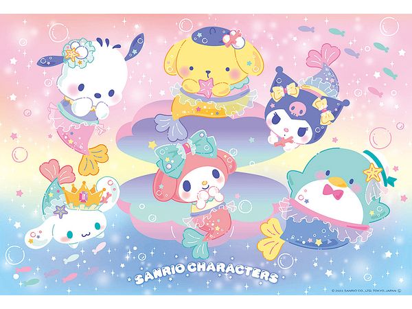 Jigsaw Puzzle: Sanrio Characters I've Become a Mermaid! 150 Large Pcs (38 x 26cm)