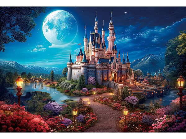 Jigsaw Puzzle: Sleeping Castle in the Moonlight 1000pcs (72 x 49cm)