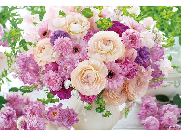 Mauve pink for peace and smiles 300pcs (380 x 260mm)