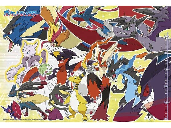 Pokemon High-Quality Puzzle -Mega Evolution Edition- 100 Pieces (380 x 260mm)