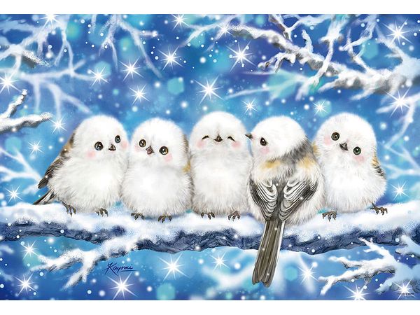 Long-tailed Tit Chatting 1000pcs (720 x 490mm)