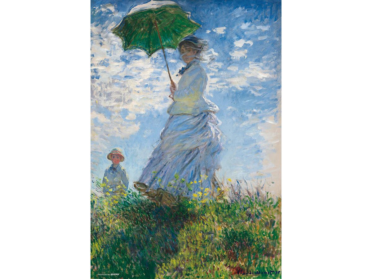 Woman Taking a Walk and Holding a Parasol 1000 Micropcs (380 x 260mm)