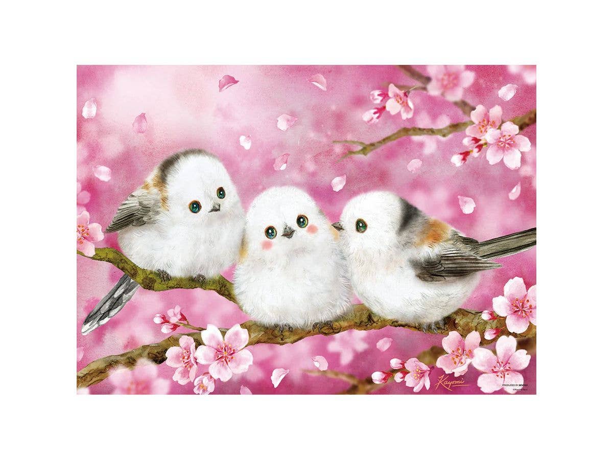 Long-tailed Tit Spring News 600pcs (530 x 380mm)