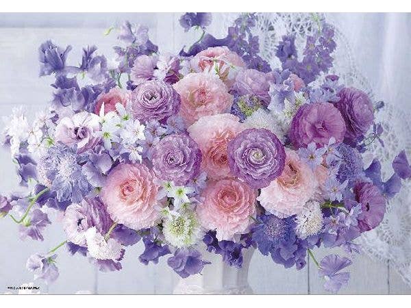 Jigsaw Puzzle: The Amethyst Color Brings Peace And Happiness 500 Small pcs (38 x 26cm)