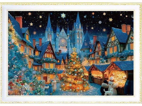 Jigsaw Puzzle: Nakata Christmas Market: The Intersection of Stars and Lights 1000pcs (72 x 49cm)