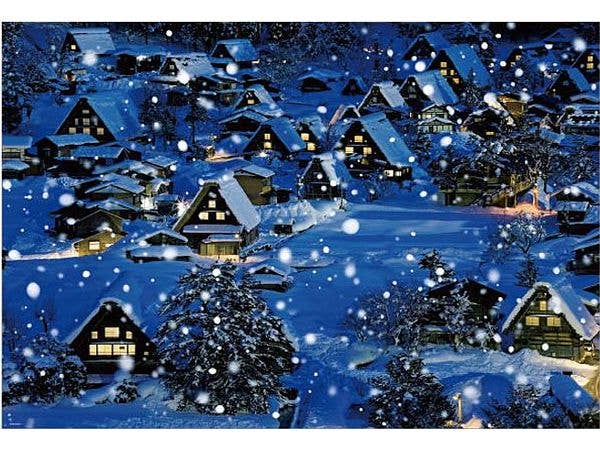 Jigsaw Puzzle Landscapes of Japan (Winter): Winter in Shirakawa-go 1000pcs (72 x 49cm)