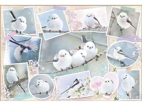 Jigsaw Puzzle Animal: Long-tailed Tit Photo Memories 1000pcs (72 x 49cm)
