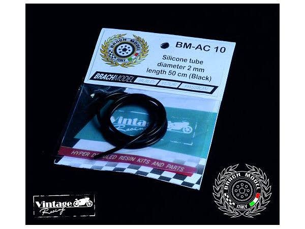 Silicone Tube Black (OD 2mm / 50cm)