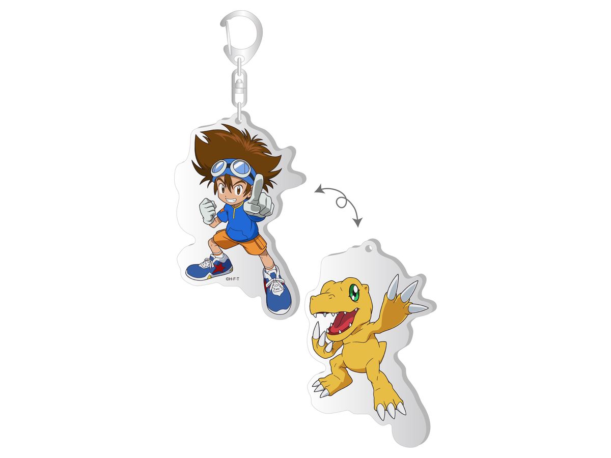 Digimon Adventure:: Changing Acrylic Keychain Taichi - Agumon