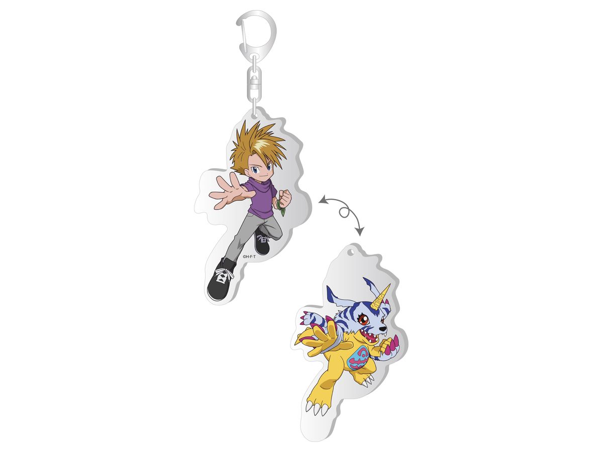 Digimon Adventure:: Changing Acrylic Keychain Yamato - Gabumon