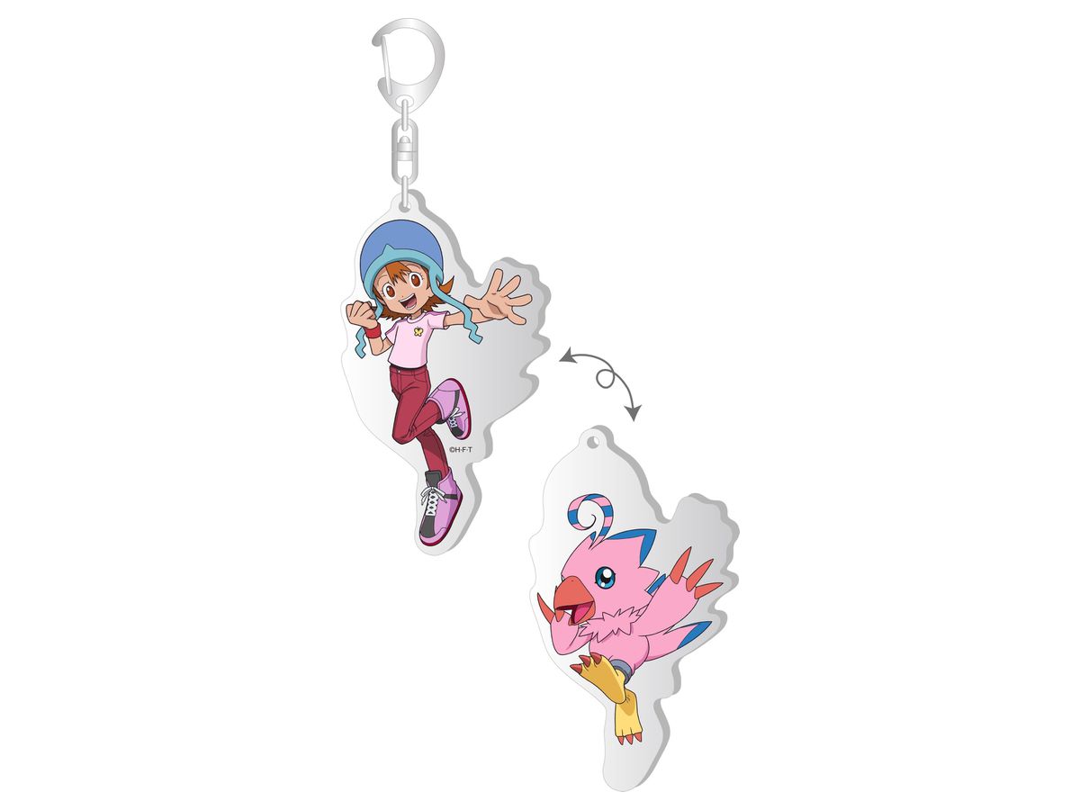 Digimon Adventure:: Changing Acrylic Keychain Sora - Piyomon