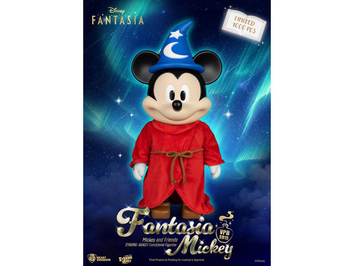 VPB-SB15 Mickey and Friends Syaking-Bang!! Functional Figurine - Fantasia Fantasia Mickey (Limited Version)