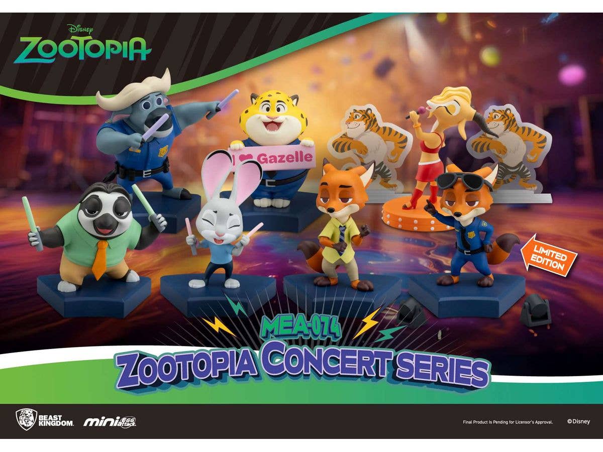 MEA-074 Zootopia Concert Series Blind Box 1Box 6pcs