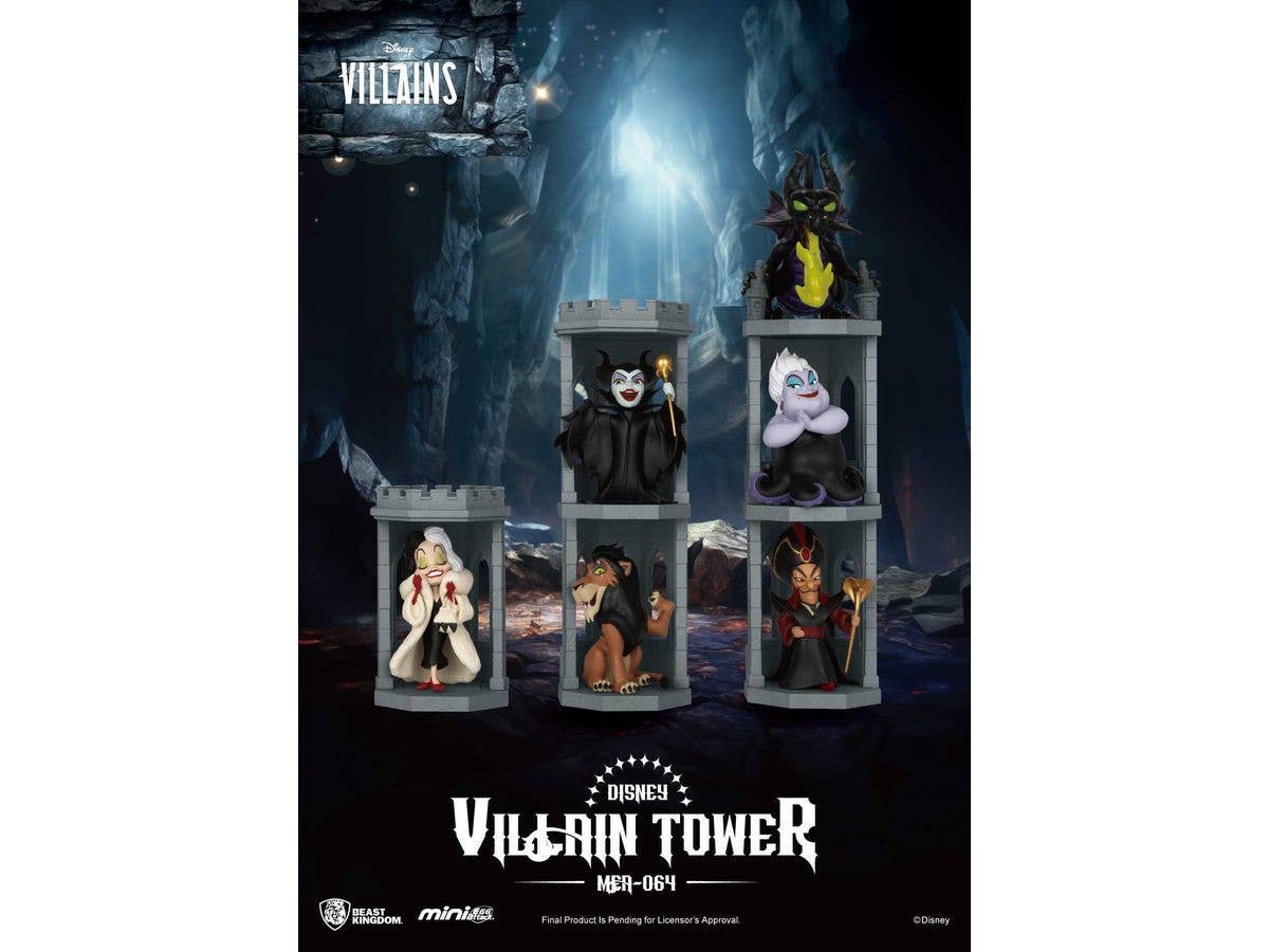 MEA-064 Disney Villain Tower Series Blind Box 1Box 6pcs