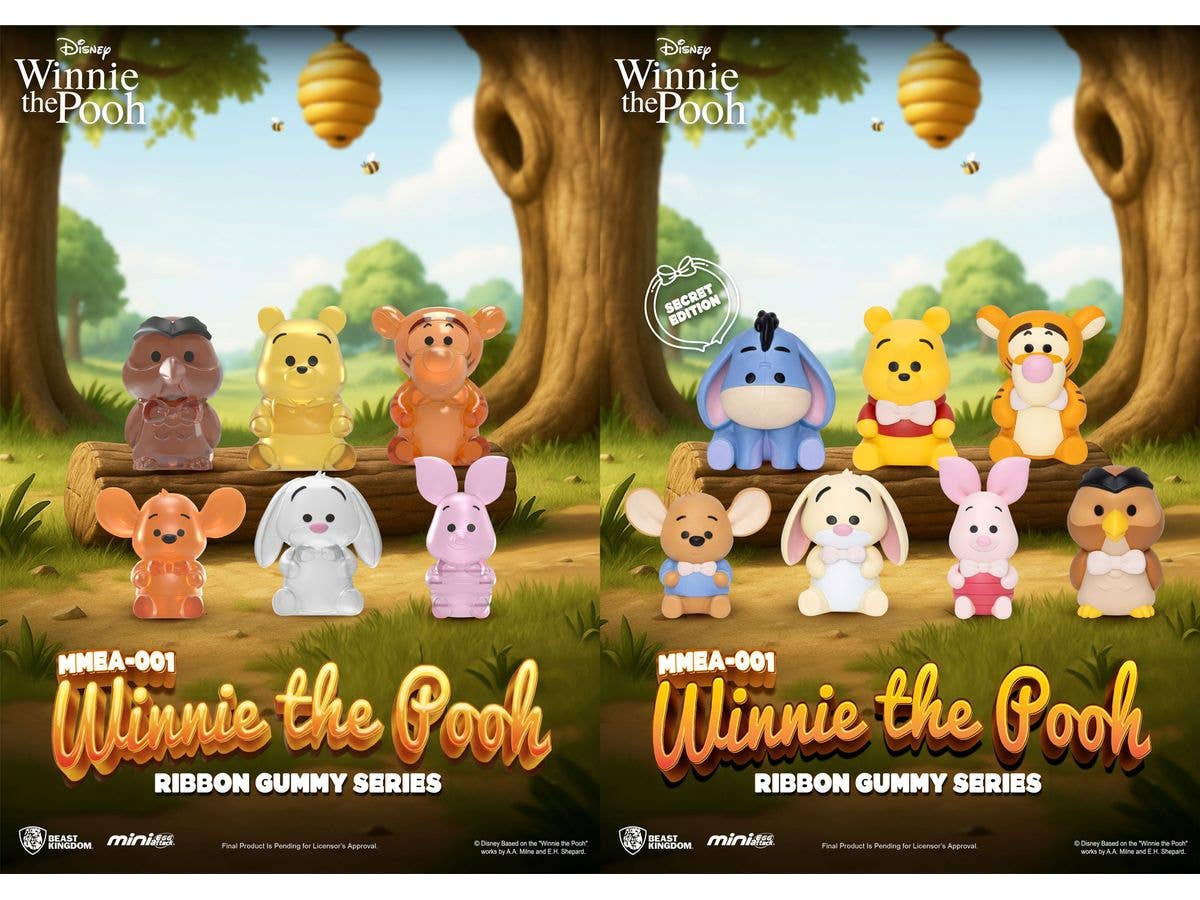 MMEA-001 Winnie the Pooh Ribbon Gummy Series 1Box 24pcs
