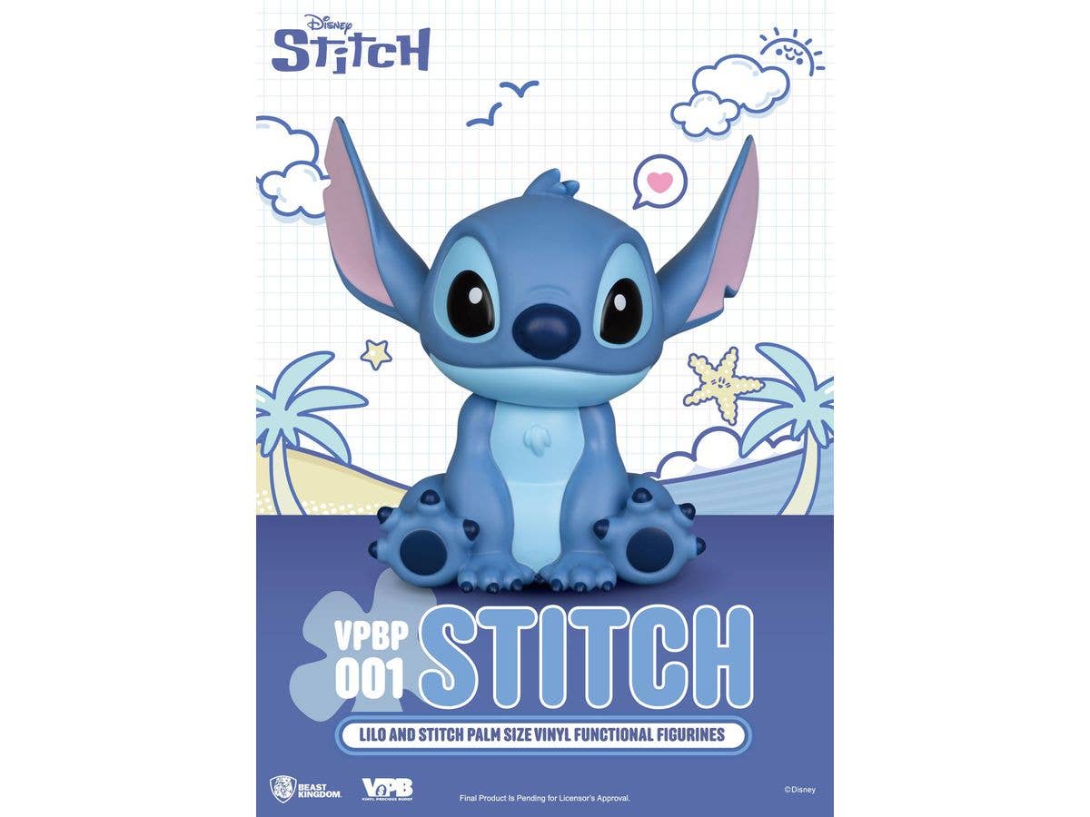 VPBP-001 Lilo & Stitch Palm Size Vinyl Functional Figurines Stitch