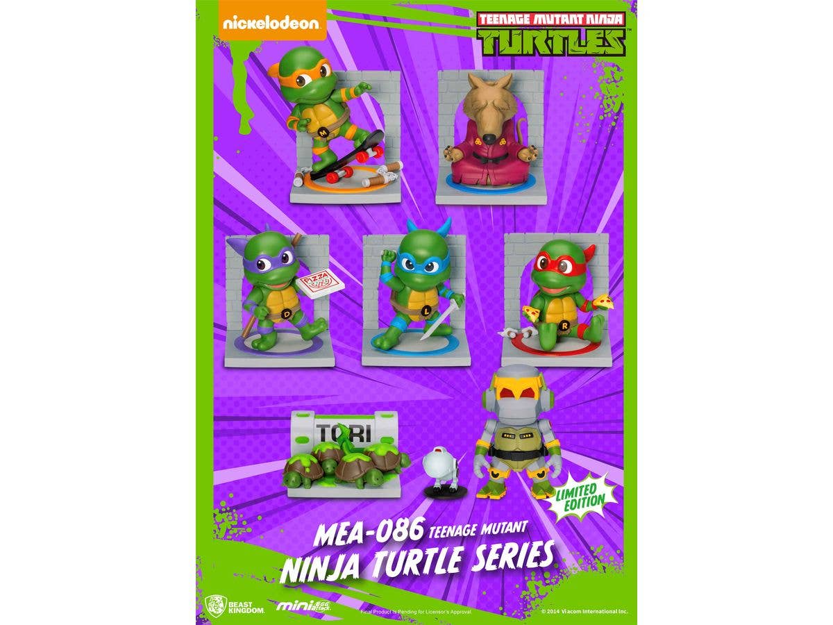 MEA-086 Teenage Mutant Ninja Turtles Series Blind Box 1Box 6pcs