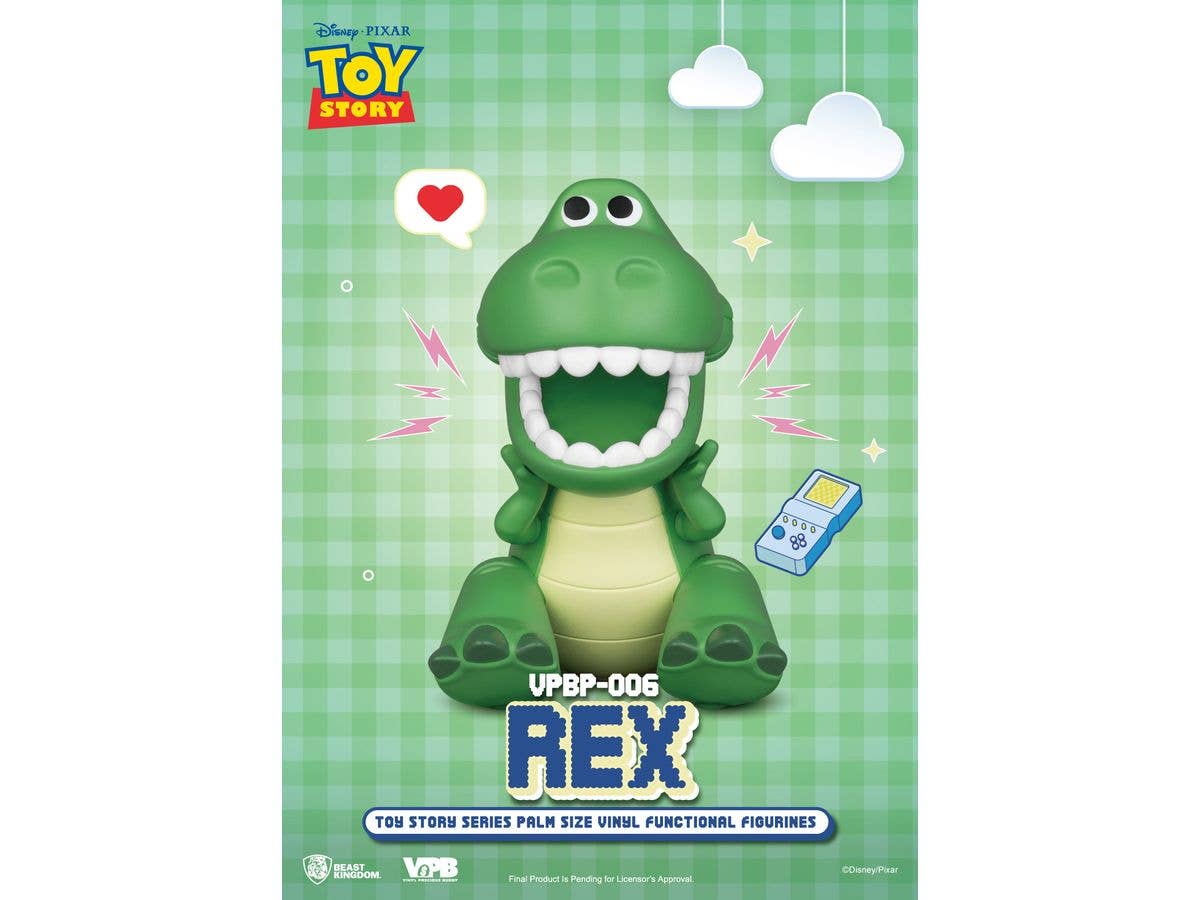 VPBP-006 Toy Story Series Palm Size Vinyl Functional Figurines : Rex