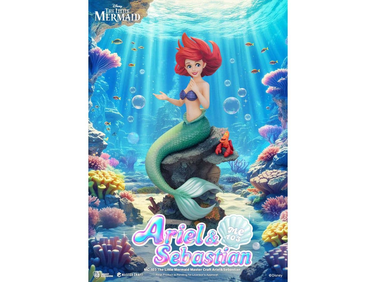MC-103 The Little Mermaid Master Craft Ariel & Sebastian