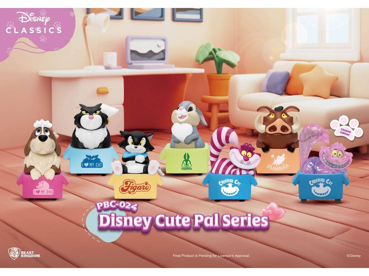 PBC-024 Disney Cute Pal Series Blind Box: 1Box (6pcs)