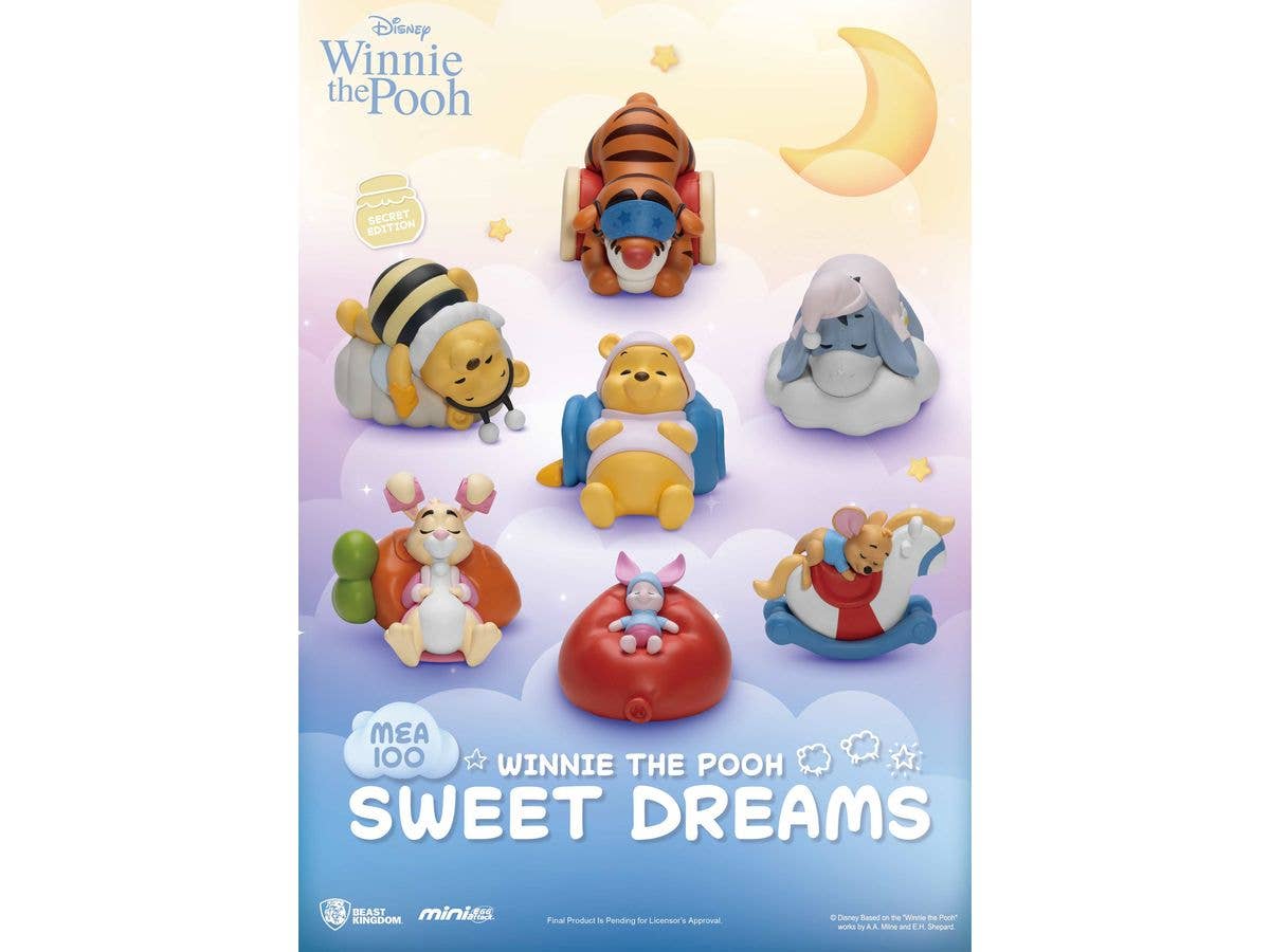 MEA-100 Winnie the pooh SWEET DREAMS Blind Box 1Box 6pcs